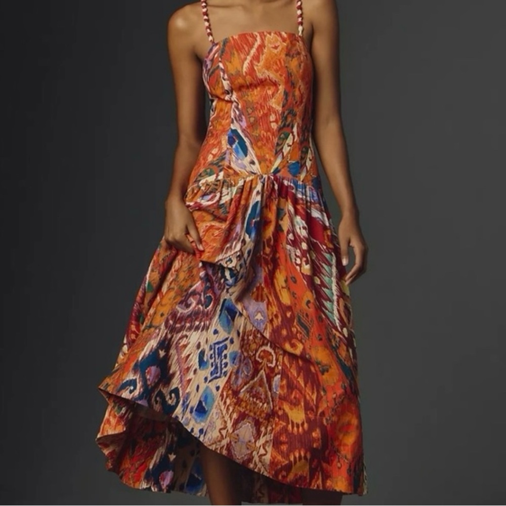 Farm Rio Tropical Sunset Maxi Dress